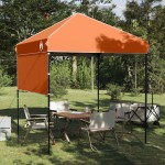 vidaXL Cort Canopy Pop-up Portocaliu 200 x 200 cm țesătură