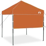 vidaXL Cort Canopy Pop-up Portocaliu 200 x 200 cm țesătură
