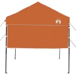 vidaXL Cort Canopy Pop-up Portocaliu 200 x 200 cm țesătură