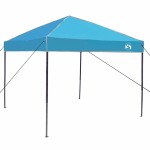 vidaXL Cort Canopy Pop-up albastru 250 x 250 cm țesătură