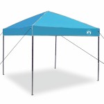 vidaXL Cort Canopy Pop-up albastru 250 x 250 cm țesătură