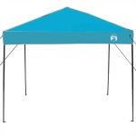 vidaXL Cort Canopy Pop-up albastru 250 x 250 cm țesătură