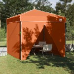 vidaXL Cort Canopy Pop-up Portocaliu 250 x 250 cm țesătură