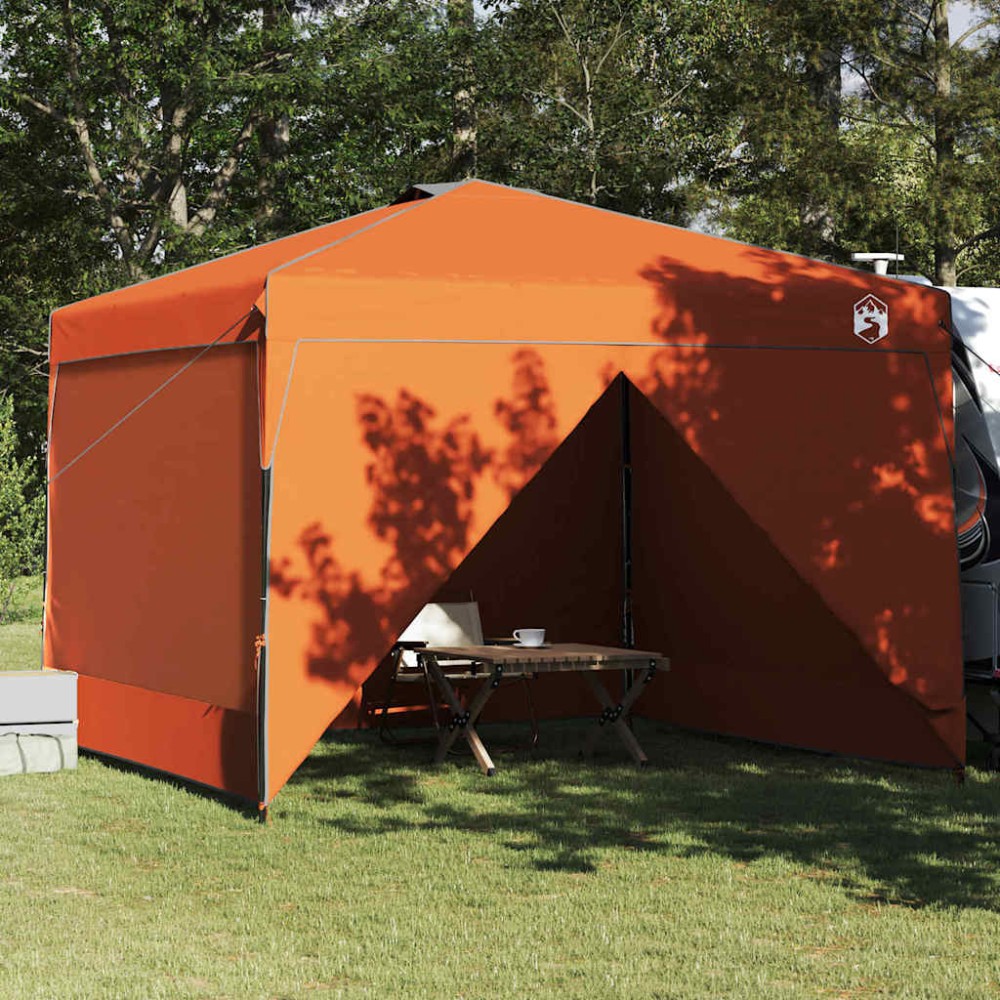 vidaXL Cort Canopy Pop-up Portocaliu 300 x 300 cm țesătură