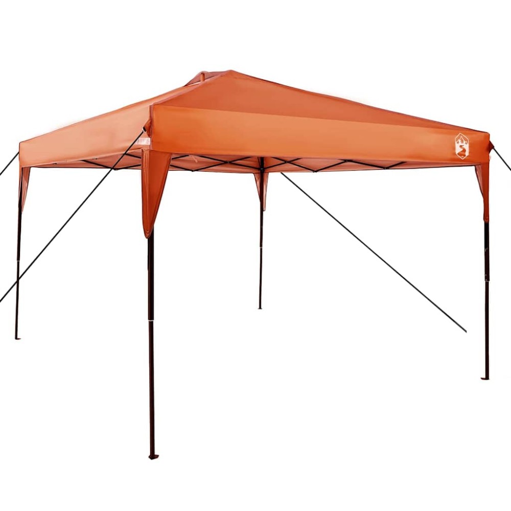 vidaXL Cort Canopy Pop-up Portocaliu 300 x 300 cm țesătură