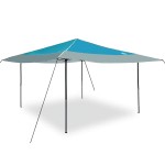 vidaXL Cort Canopy Pop-up albastru 400 x 400 cm țesătură