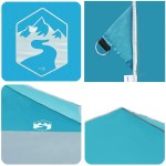 vidaXL Cort Canopy Pop-up albastru 400 x 400 cm țesătură