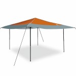 vidaXL Cort cu Copertină Portocaliu 400 x 400 x 227 / 236 / 245 cm