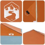 vidaXL Cort cu Copertină Portocaliu 400 x 400 x 227 / 236 / 245 cm