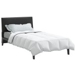 vidaXL Duvet de iarnă Alb 155 x 200 cm Poliester piersiciu de 105gsm vidaXL Duvet de iarnă Alb 155 x 200 cm Poliester piersiciu de 105gsm