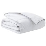 vidaXL Duvet de iarnă Alb 260 x 220 cm Poliester piersiciu de 105gsm vidaXL Duvet de iarnă Alb 260 x 220 cm Poliester piersiciu de 105gsm