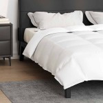 vidaXL Plapumi & Pături Alb 260 x 220 cm Jos vidaXL Plapumi & Pături Alb 260 x 220 cm Jos