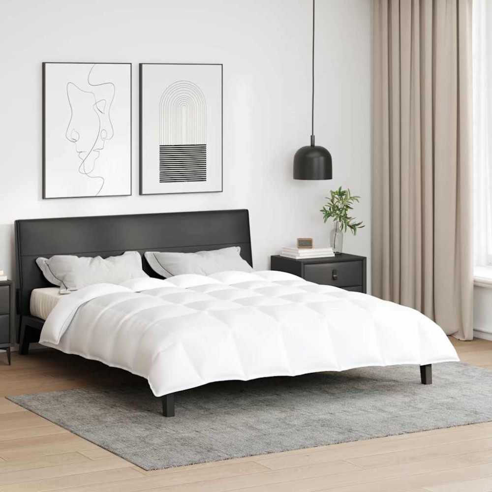 vidaXL Pături și Duvete Alb 240 x 220 cm Jos