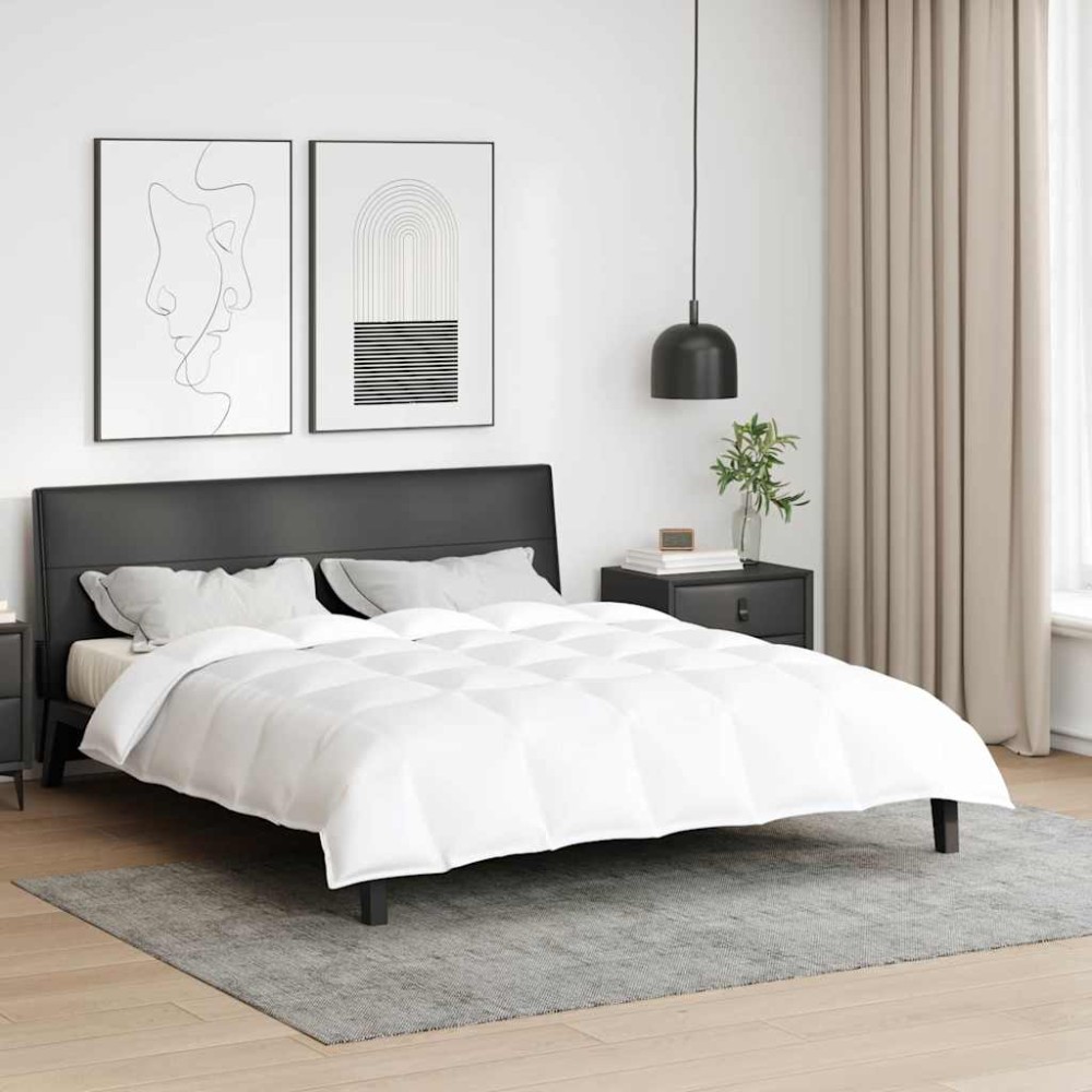 vidaXL Pături și Duvete Alb 240 x 200 cm Jos