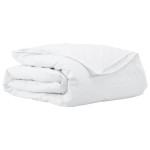 vidaXL Pături și Duvete Alb 240 x 220 cm Jos vidaXL Pături și Duvete Alb 240 x 220 cm Jos