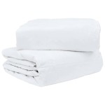 vidaXL Pături și Duvete Alb 240 x 220 cm Jos vidaXL Pături și Duvete Alb 240 x 220 cm Jos