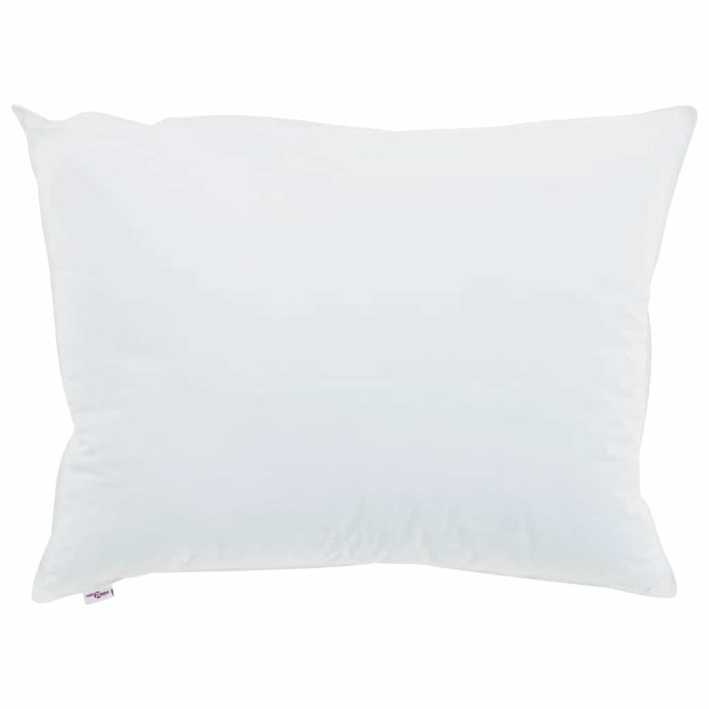 vidaXL Pernă cu pernă Alb 50 x 70 cm 130gsm 100% bumbac