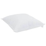 vidaXL Pernă Alb 80 x 80 cm 130gsm 100% bumbac vidaXL Pernă Alb 80 x 80 cm 130gsm 100% bumbac