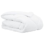 vidaXL Plapumi & Pături Alb 260 x 220 cm Microfibră vidaXL Plapumi & Pături Alb 260 x 220 cm Microfibră