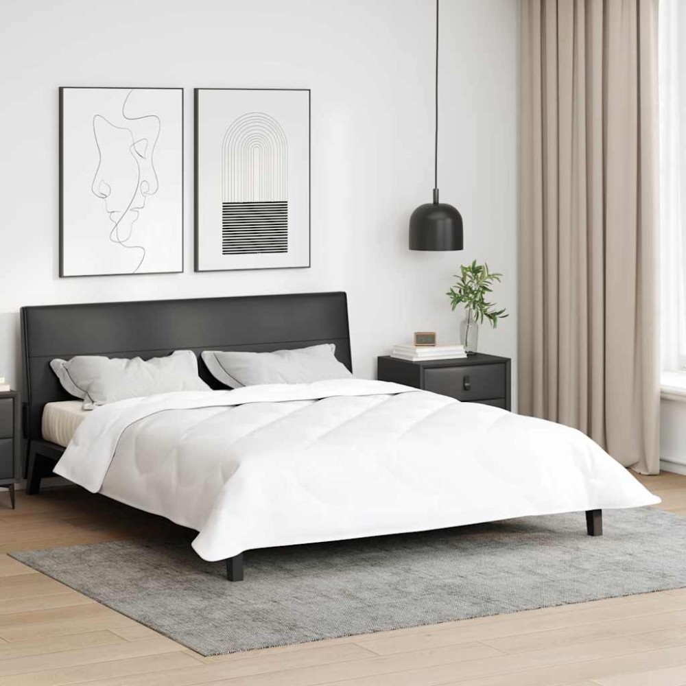 vidaXL Plapumi & Pături Alb 260 x 220 cm Microfibră