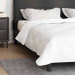 vidaXL Plapumi & Pături Alb 260 x 220 cm Microfibră vidaXL Plapumi & Pături Alb 260 x 220 cm Microfibră