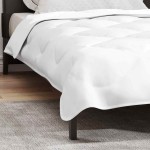 vidaXL Plapumi & Pături Alb 135 x 220 cm Microfibră vidaXL Plapumi & Pături Alb 135 x 220 cm Microfibră