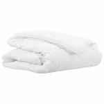 vidaXL Plapumi & Pături Alb 140 x 220 cm Microfibră vidaXL Plapumi & Pături Alb 140 x 220 cm Microfibră