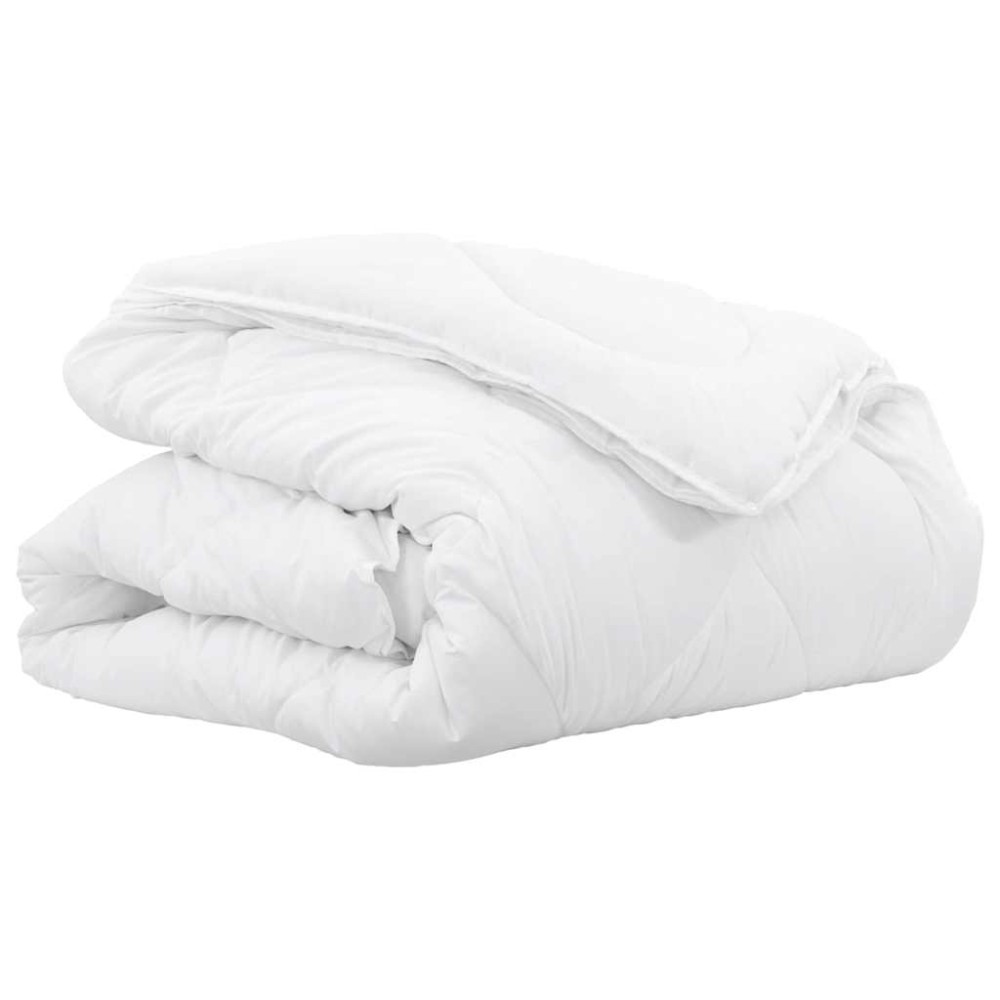 vidaXL Plapumi & Pături Alb 260 x 220 cm Microfibră