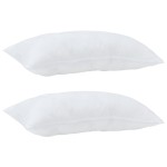 vidaXL Perne 2 pcs Alb 40 x 80 cm vidaXL Perne 2 pcs Alb 40 x 80 cm