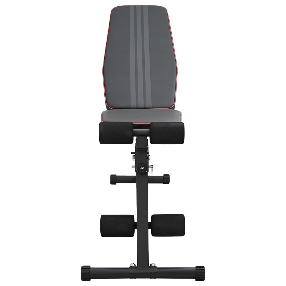vidaXL Banca de greutăți reglabilă pliabilă 230 kg oțel negru