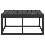 vidaXL Mobilier pentru Exterior Negru Aluminiu vidaXL Mobilier pentru Exterior Negru Aluminiu