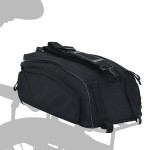 vidaXL Geanta de bicicletă pentru suport bagaje 12 L Negru 38x21x16 cm vidaXL Geanta de bicicletă pentru suport bagaje 12 L Negru 38x21x16 cm