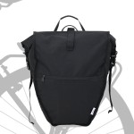 vidaXL Geanta pentru bicicletă pentru suportul de bagaje 25 L Negru 32.5x17x57 cm vidaXL Geanta pentru bicicletă pentru suportul de bagaje 25 L Negru 32.5x17x57 cm