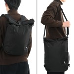 vidaXL Geanta pentru bicicletă pentru suport de bicicletă 20 L Negru 31x13x58 cm vidaXL Geanta pentru bicicletă pentru suport de bicicletă 20 L Negru 31x13x58 cm