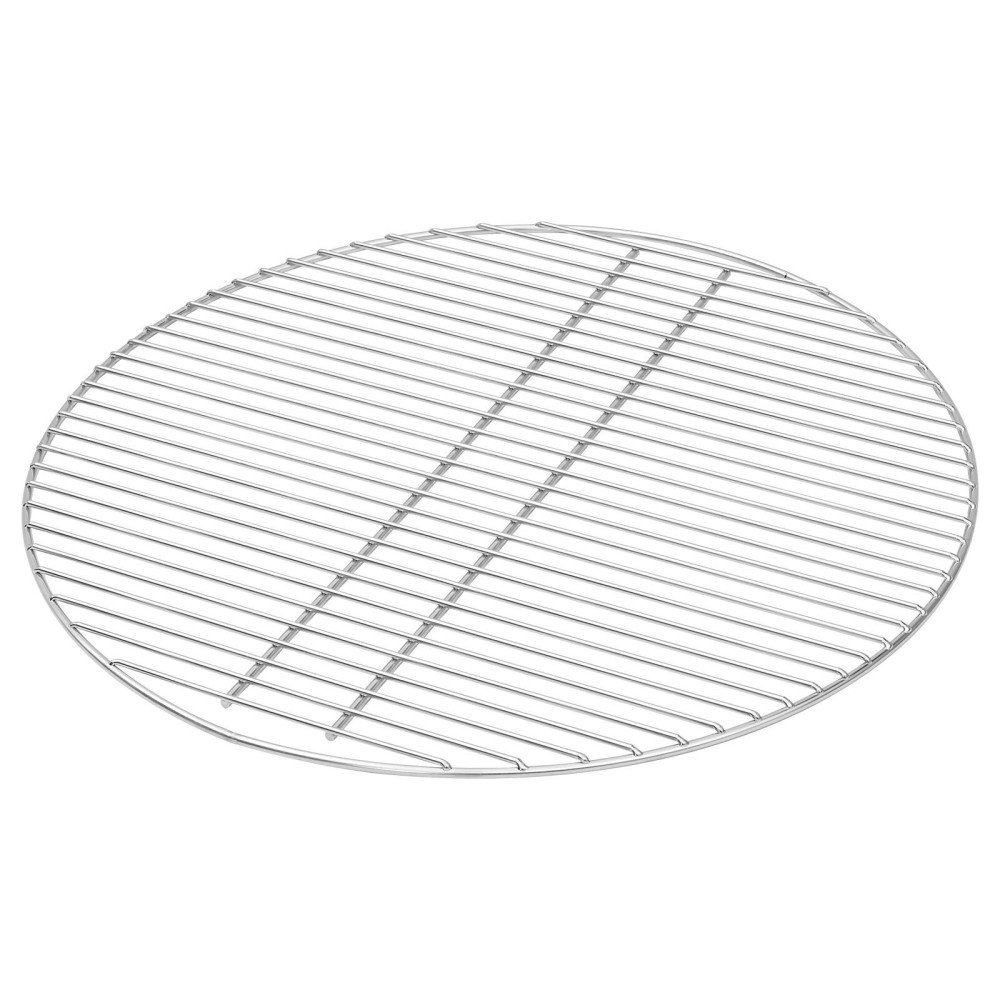 vidaXL Grătar BBQ, argintiu, Ø57 cm, oțel inoxidabil