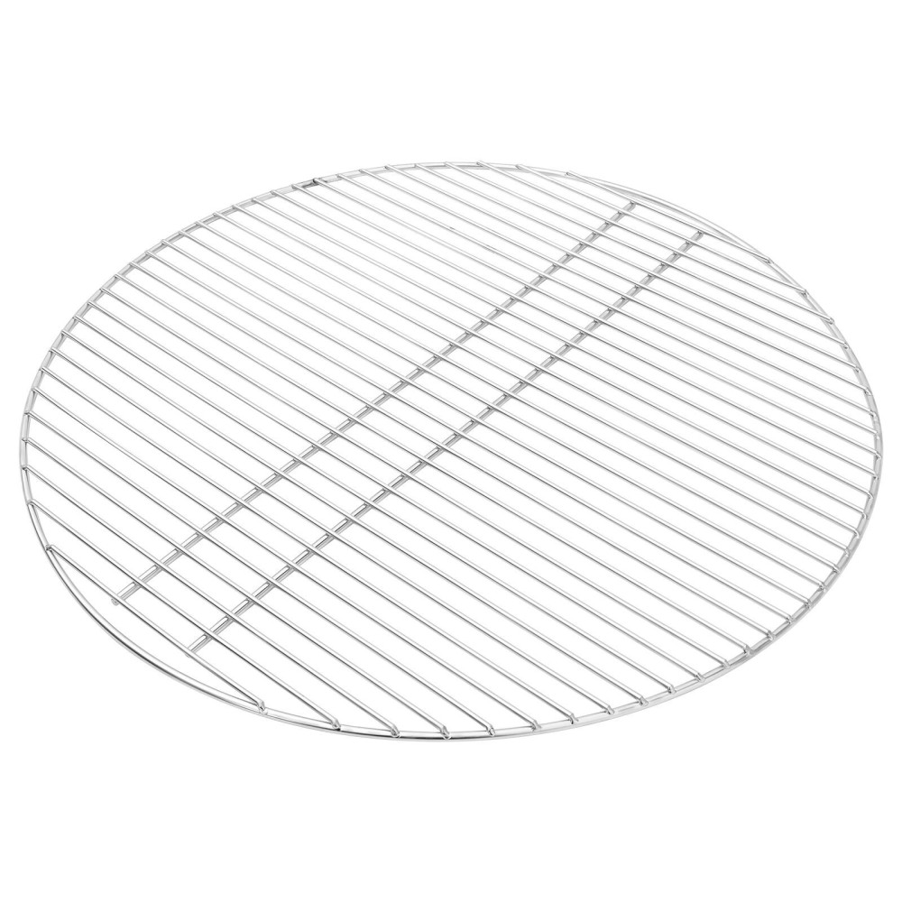 vidaXL Grătar BBQ, argintiu, Ø60 cm, oțel inoxidabil