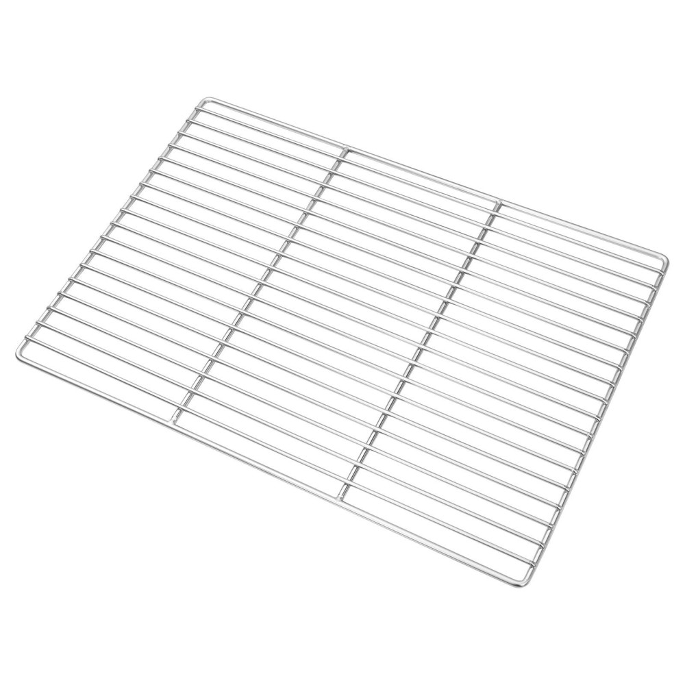 vidaXL Grătar BBQ cu mânere, 50x35 cm, dreptunghiular oțel inox. 304