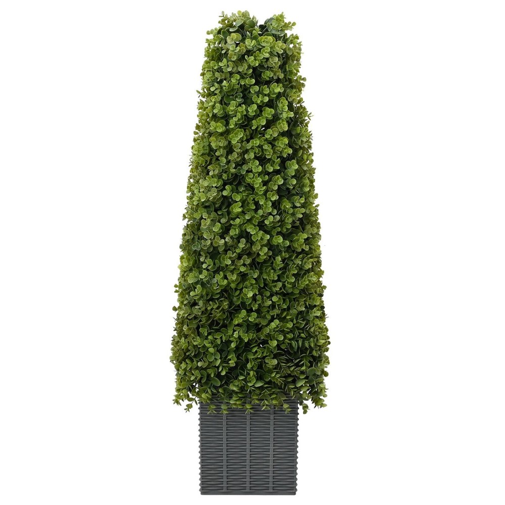 vidaXL Planta artificială Eucalipt, cu ghiveci, 27x27x90 cm, verde