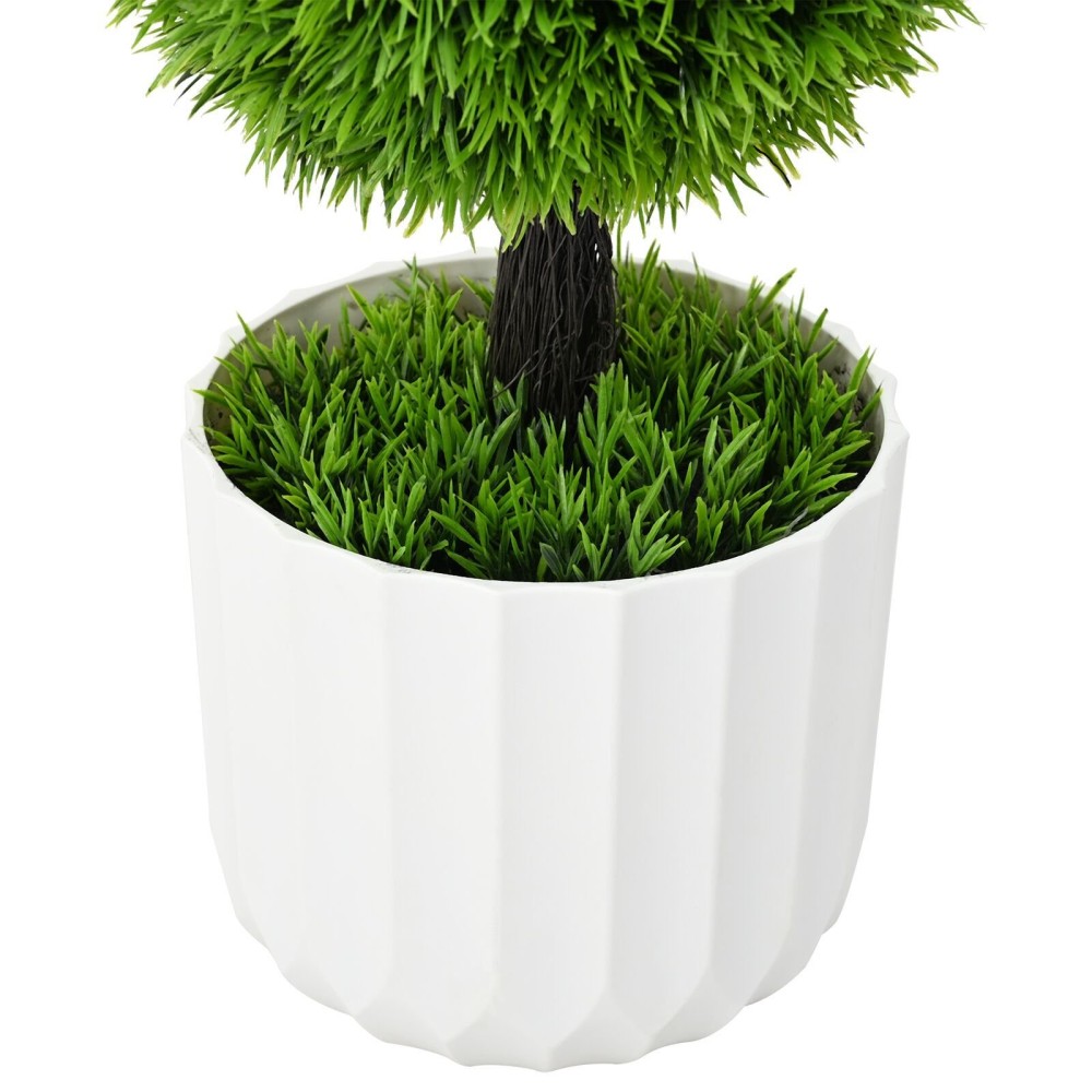 vidaXL Planta artificială pin sculptat topiar ghiveci 24x90 cm verde