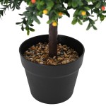 vidaXL Copac artificial cu fructe, cu ghiveci, 35x50 cm, verde vidaXL Copac artificial cu fructe, cu ghiveci, 35x50 cm, verde