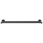 vidaXL Suport pentru prosoape Negru 61 x 14.5 x 5 cm Oțel inoxidabil