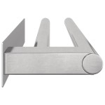 vidaXL Suport pentru prosoape Argintiu 40 x 9 x 4 cm Oțel inoxidabil