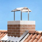 vidaXL Hood pentru coș de fum Argintiu 40 x 40 x 37,5 cm