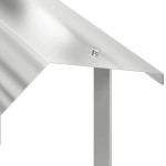 vidaXL Hood pentru coș de fum Argintiu 40 x 40 x 37,5 cm