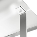 vidaXL Hood pentru coș de fum Argintiu 40 x 40 x 37,5 cm