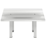 vidaXL Hood pentru coș de fum Argintiu 50 x 50 x 37 cm Oţel inoxidabil