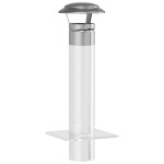 vidaXL Husă de ploaie pentru coș Argintiu 20 x 20 x 18 cm