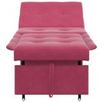 vidaXL Canapea extensibilă bordo 67 x 194 x 38 cm Catifea vidaXL Canapea extensibilă bordo 67 x 194 x 38 cm Catifea