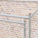 vidaXL Cușcă pentru câine 2 x 2 x 2 m Oțel