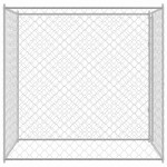 vidaXL Cușcă pentru câine 2 x 2 x 2 m Oțel